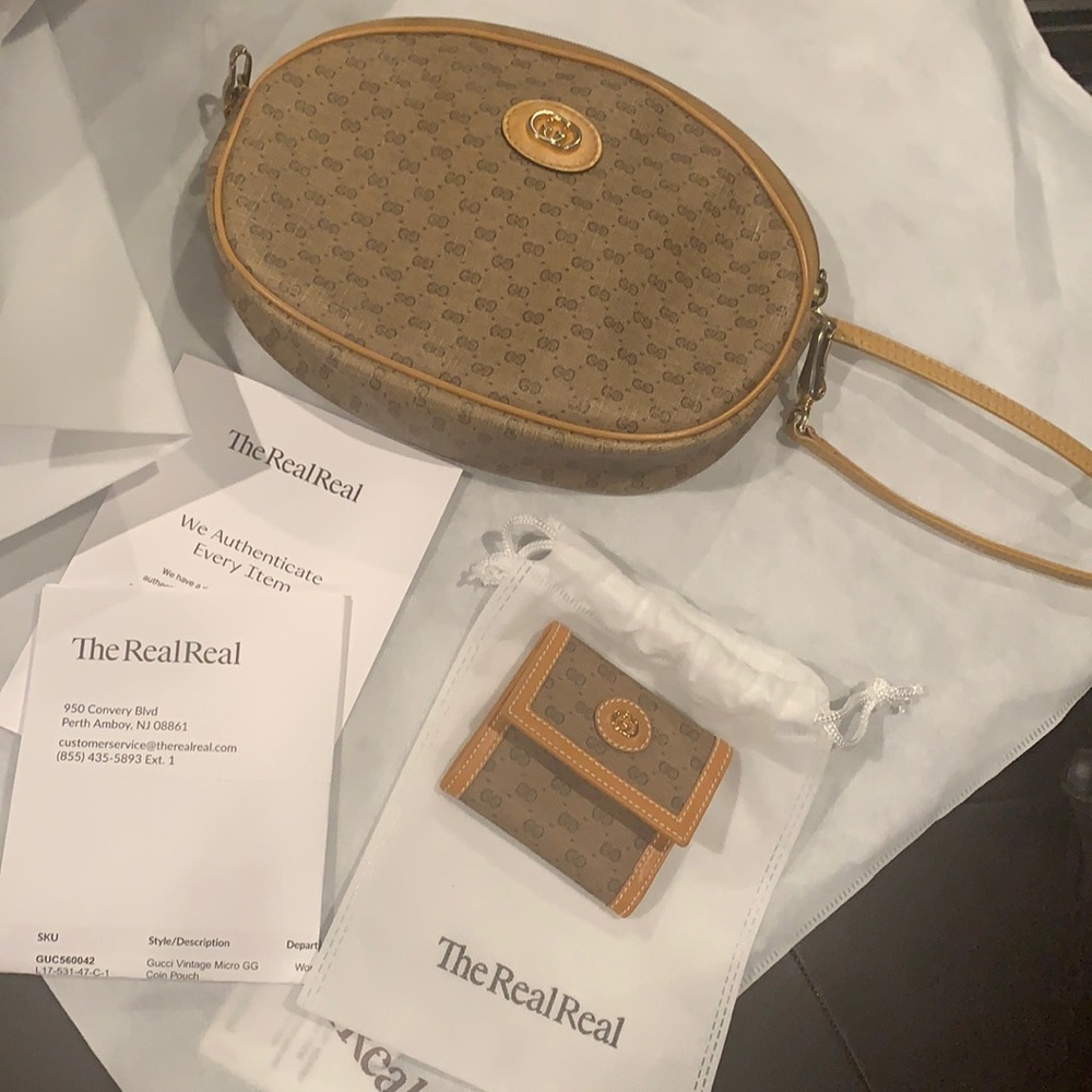 Vintage gucci purse & wallet